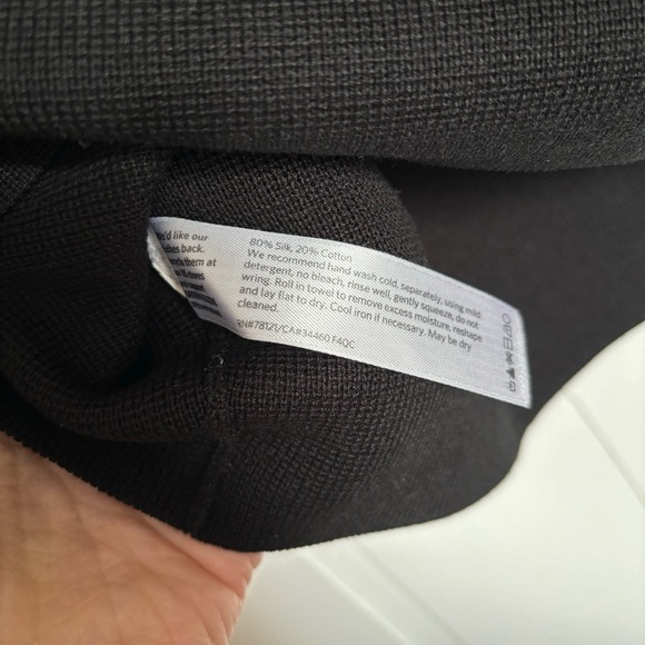 Eileen Fisher Silk Cotton Knit Skirt - Picture 6 of 6